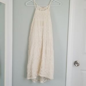 Rewind XL off-white lace tank dress